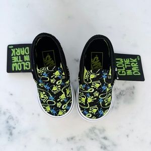 NWT Toddler Vans Glow in the Dark 5